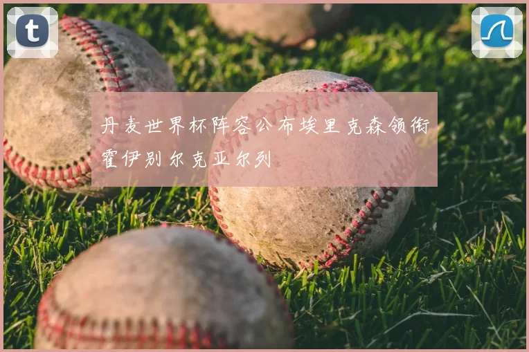 丹麦世界杯阵容公布埃里克森领衔霍伊别尔克亚尔列